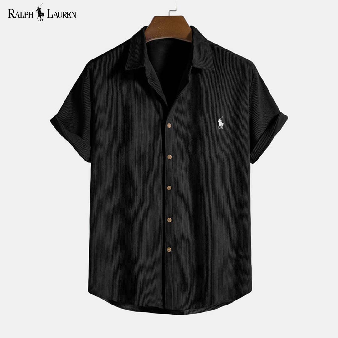 RL™ Corduroy Button Up Short Sleeved Shirt