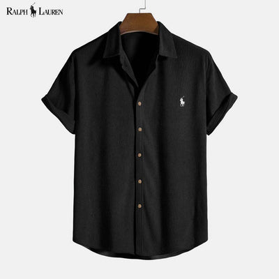 RL™ Corduroy Button Up Short Sleeved Shirt