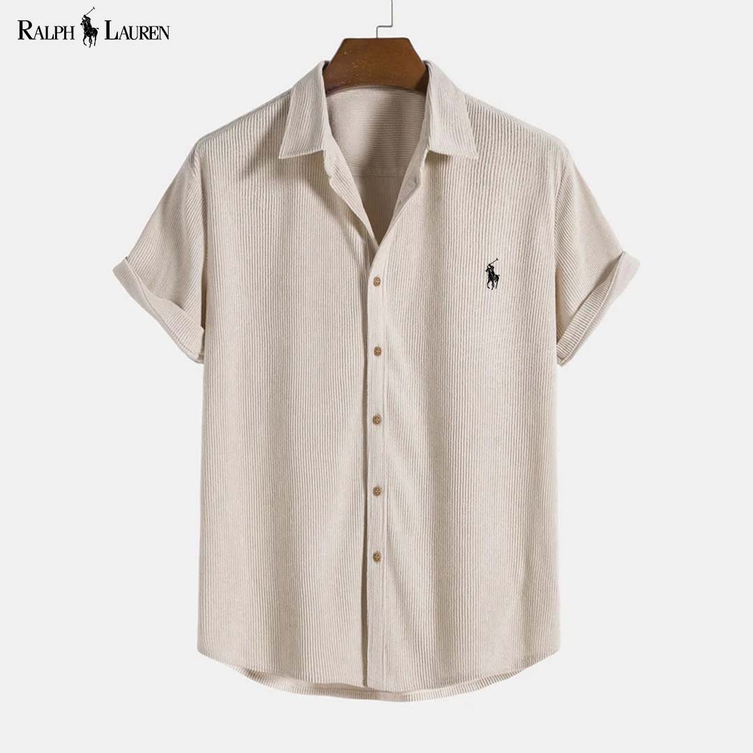 RL™ Corduroy Button Up Short Sleeved Shirt