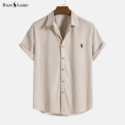 RL™ Corduroy Button Up Short Sleeved Shirt