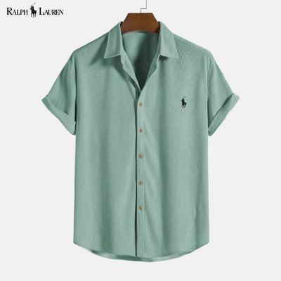 RL™ Corduroy Button Up Short Sleeved Shirt