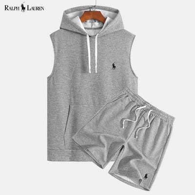 RL™ Striped Sleeveless Hooded T-Shirt & Shorts