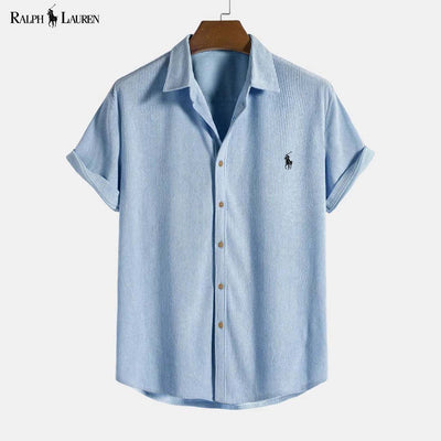 RL™ Corduroy Button Up Short Sleeved Shirt