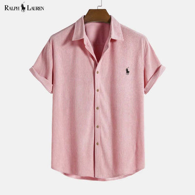RL™ Corduroy Button Up Short Sleeved Shirt