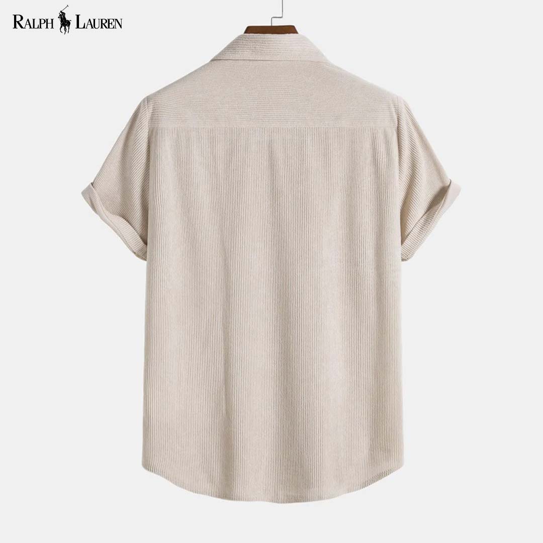 RL™ Corduroy Button Up Short Sleeved Shirt