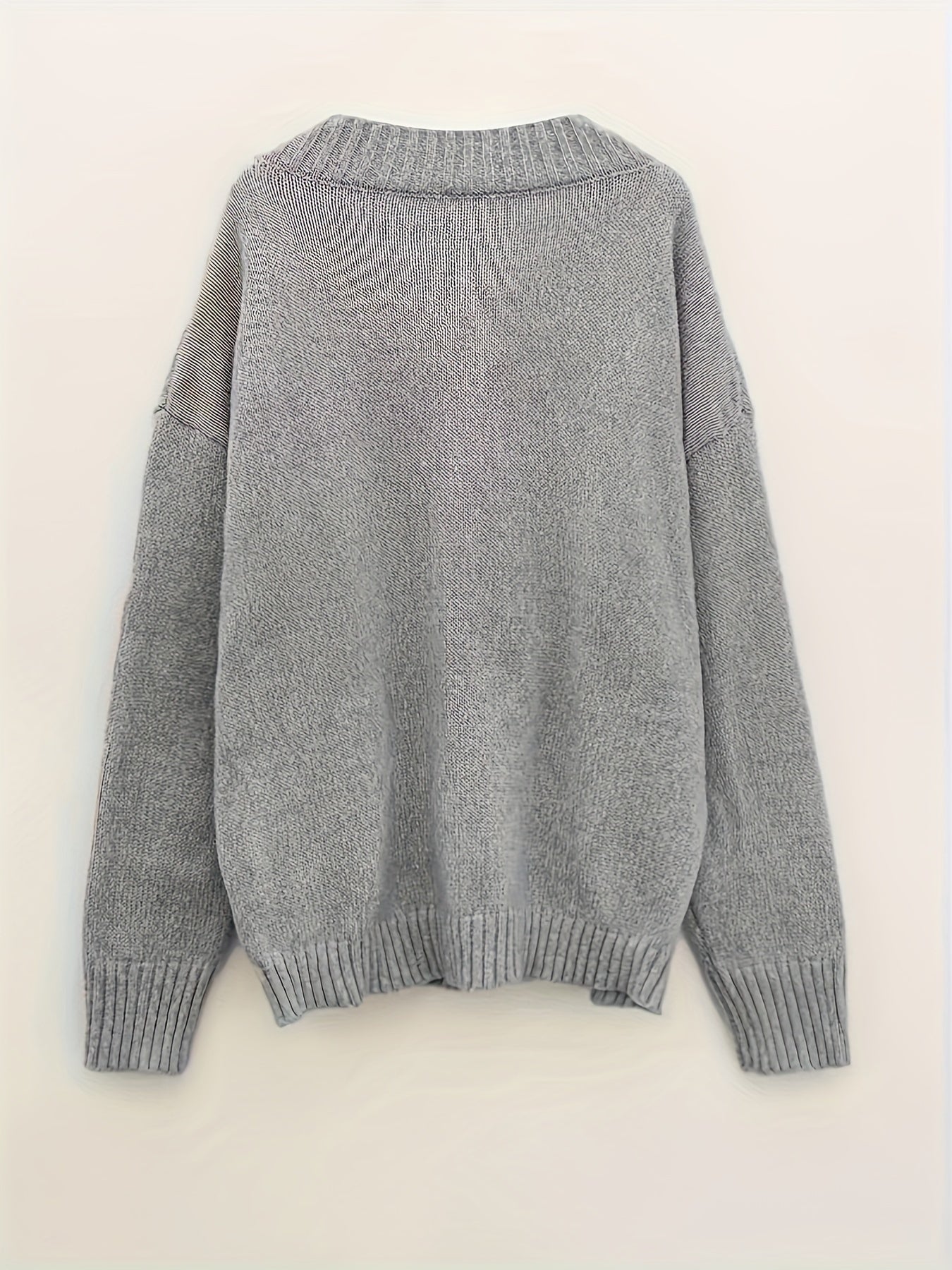 Carole - V-Neck Knitted Sweater
