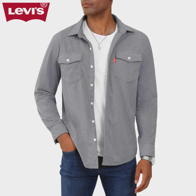 Casual Corduroy Long Sleeve Shirt