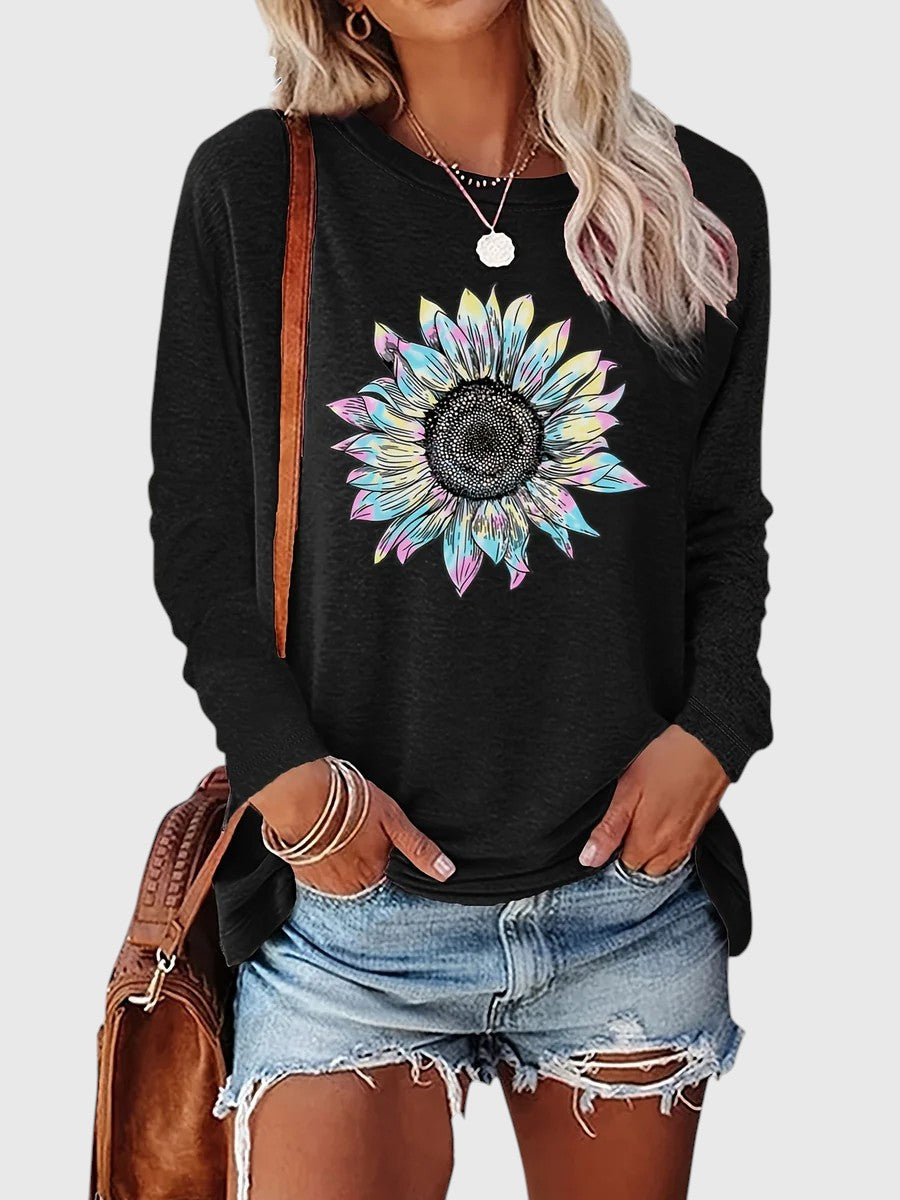 Fenne - Elegant Sunflower Top