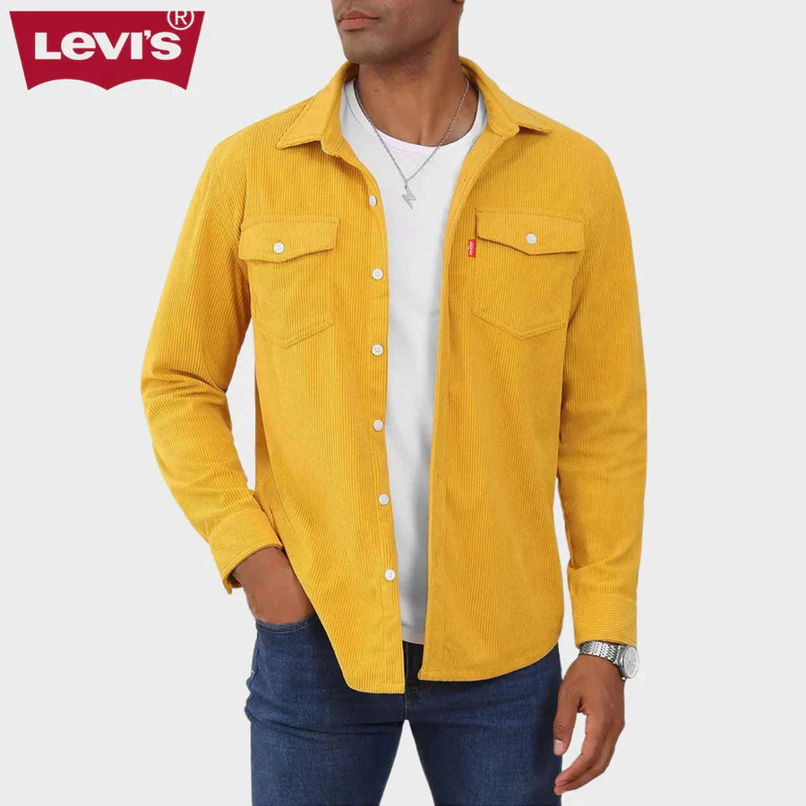 Casual Corduroy Long Sleeve Shirt