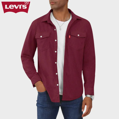 Casual Corduroy Long Sleeve Shirt