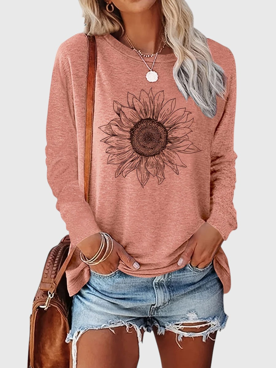 Fenne - Elegant Sunflower Top