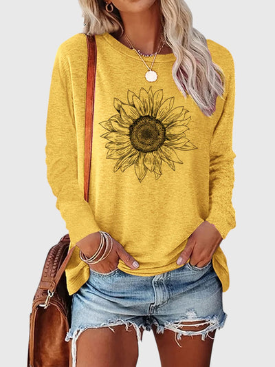 Fenne - Elegant Sunflower Top